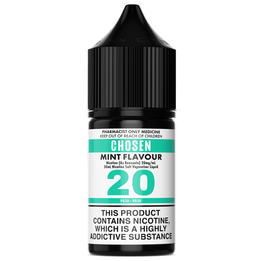 CHOSEN MINT NICOTINE SALTS (30ML BOTTLE)