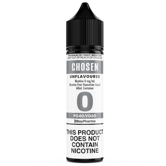 CHOSEN UNFLAVOURED FREEBASE (60ML BOTTLE)