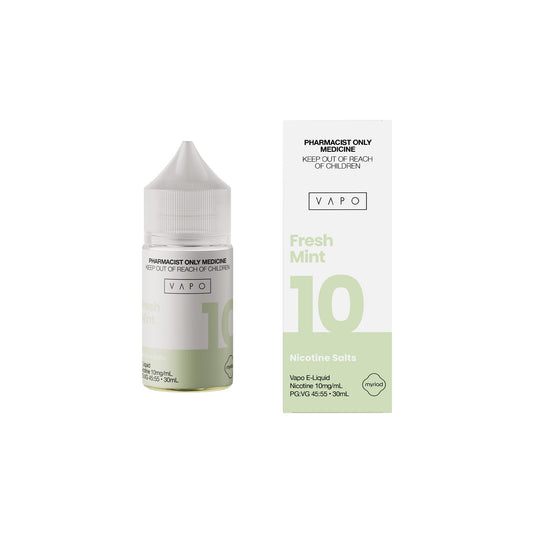 VAPO FRESH MINT NICOTINE SALTS (30ML BOTTLE)