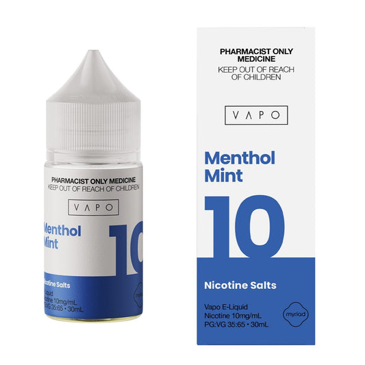 VAPO MENTHOL MINT NICOTINE SALTS (30ML BOTTLE)