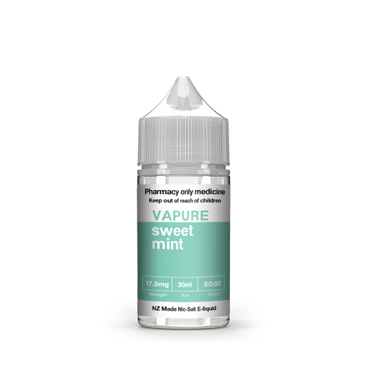 VAPURE SWEET MINT NICOTINE SALTS (30ML BOTTLE)