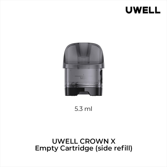 UWELL CROWN X EMPTY CARTRIDGE 5.3ML (2 PACK)