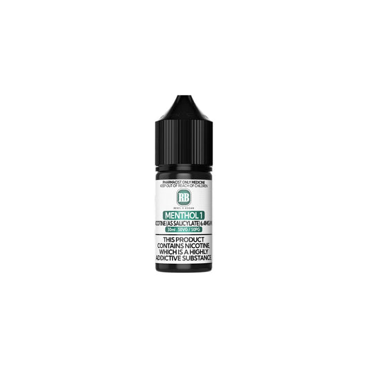 REBEL X BOGAN  MENTHOL 1 NICOTINE SALTS (30ML BOTTLE)