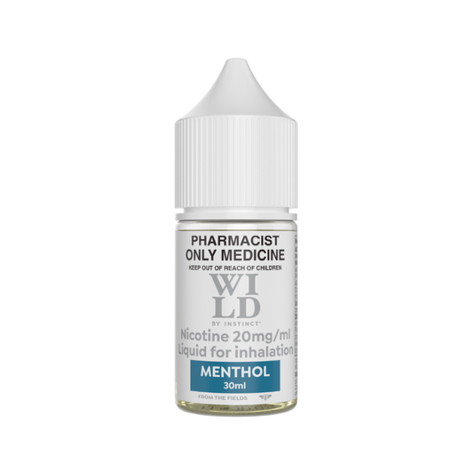 WILD BY INSTINCT MENTHOL NICOTINE SALTS (30ML BOTTLE)