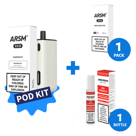 ARSM (AIRSCREAM) XCO KIT & LIQUID PACK