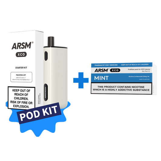 ARSM (AIRSCREAM) XCO KIT & PRE-FILLED PODS PACK