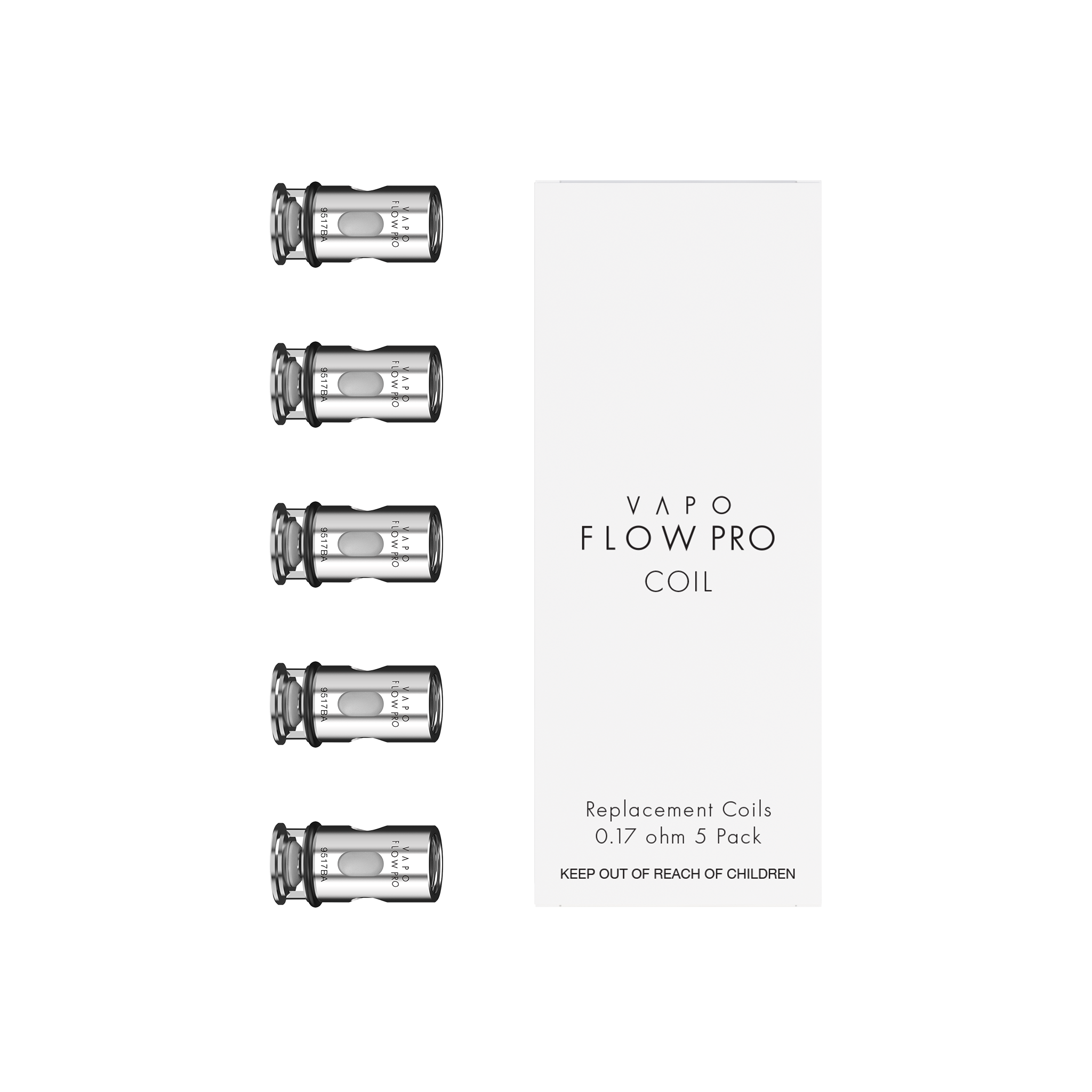 VAPO FLOW PRO REPLACEMENT COILS (5 PACK)