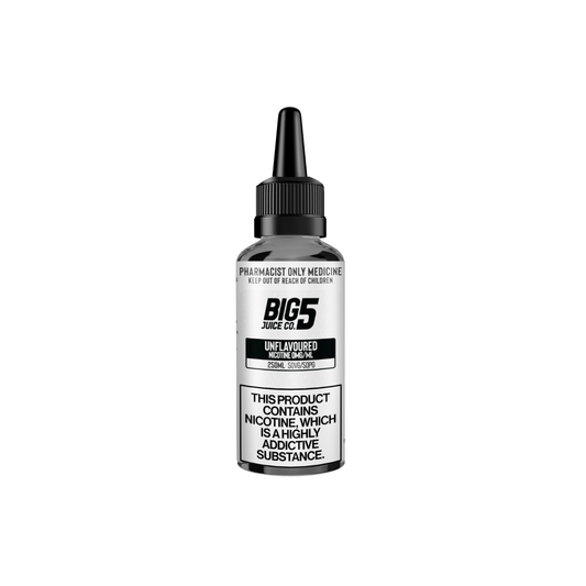 BIG 5 UNFLAVOURED 0MG/ML (250ML BOTTLE)