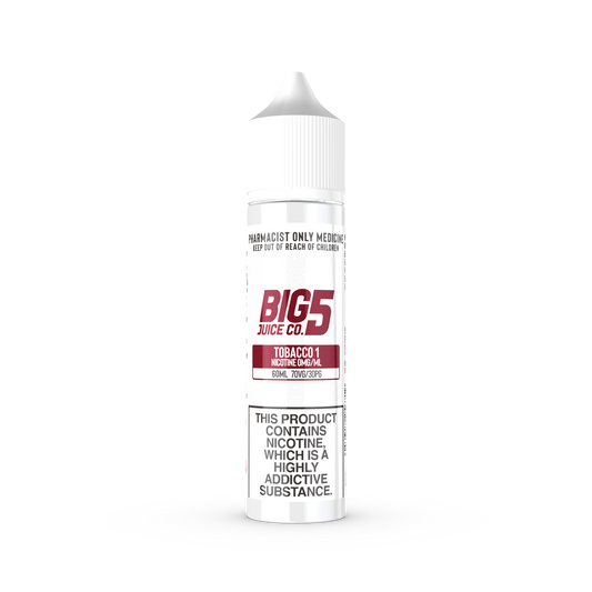 BIG 5 TOBACCO 1 FREEBASE (60ML BOTTLE)