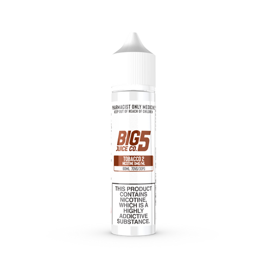 BIG 5 TOBACCO 2 FREEBASE (60ML BOTTLE)