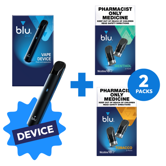 BLU 2.0 STARTER KIT 2 PACK