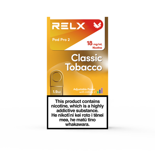 RELX POD CLASSIC TOBACCO 18MG/ML 1X1.9ML