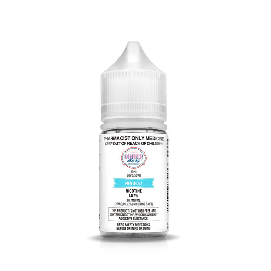 DINNER LADY MENTHOL 1 NICOTINE SALTS (30ML BOTTLE)