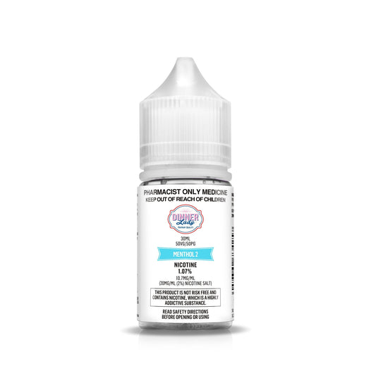 DINNER LADY MENTHOL 2 NICOTINE SALTS (30ML BOTTLE)