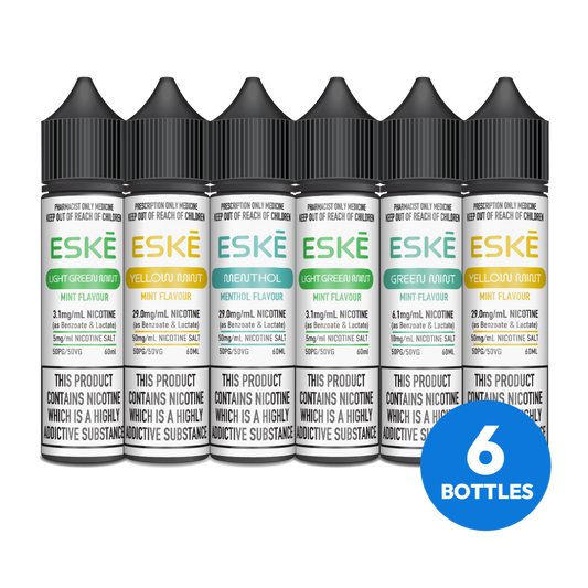 ESKE NICOTINE SALTS PACK (6 BOTTLES)