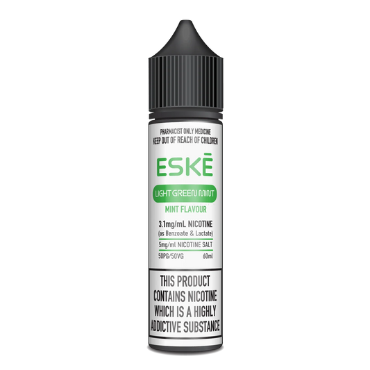 ESKE LIGHT GREEN MINT NICOTINE SALTS (60ML BOTTLE)