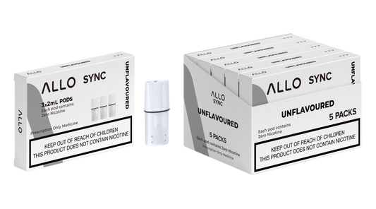 ALLO SYNC UNFLAVOURED POD 0MG/ML (3 X 2ML)