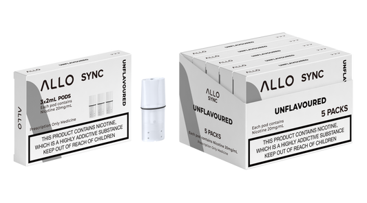 ALLO SYNC  UNFLAVOURED POD 20MG/ML (3 X 2ML)