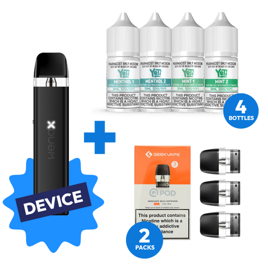 GEEKVAPE Q & YETI SALTS BUNDLE