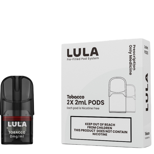 LULA TOBACCO PRE-FILLED POD 0MG/ML (2 X 2ML)