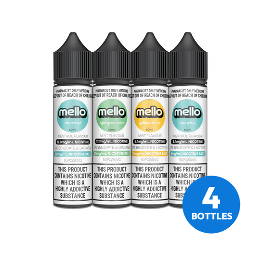 MELLO NICOTINE SALTS PACK (4 BOTTLES)
