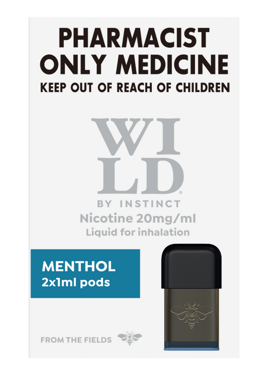 WILD BY INSTINCT MENTHOL POD (2 X 1ML)