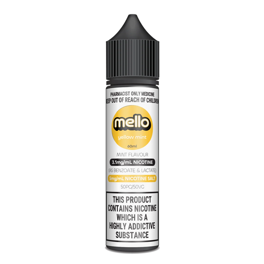 MELLO YELLOW MINT NICOTINE SALTS (60ML BOTTLE)