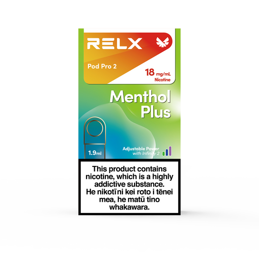 RELX POD MENTHOL PLUS 18MG/ML 1X1.9ML