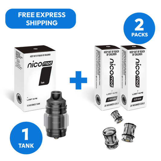 NICOMOD TANK & 2 PACK COILS