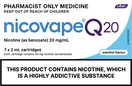 NICOVAPE Q MENTHOL POD (7 x 2ML)