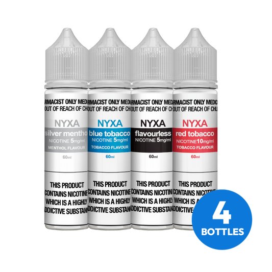 VAPURE (NYXA) FREEBASE PACK (4 BOTTLES)