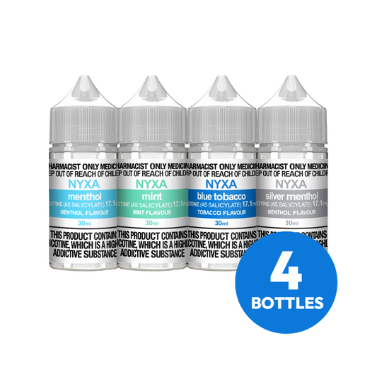 VAPURE (NYXA) NICOTINE SALTS PACK (4 BOTTLES)