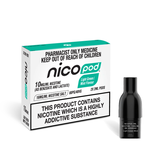 NICOPOD® LIGHT GREEN MINT POD (2 x 2ML)