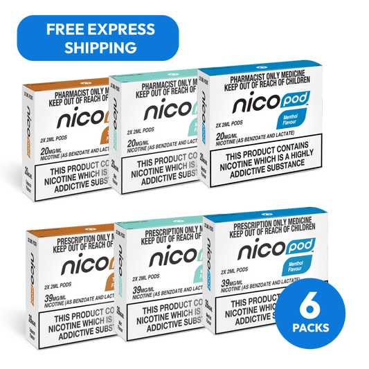 NICOPOD® 6 PACK PRE-FILLED PODS PACK (12 PODS IN TOTAL)
