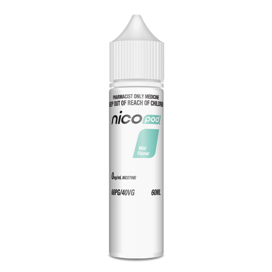 NICOPOD MINT FREEBASE (60ML BOTTLE)