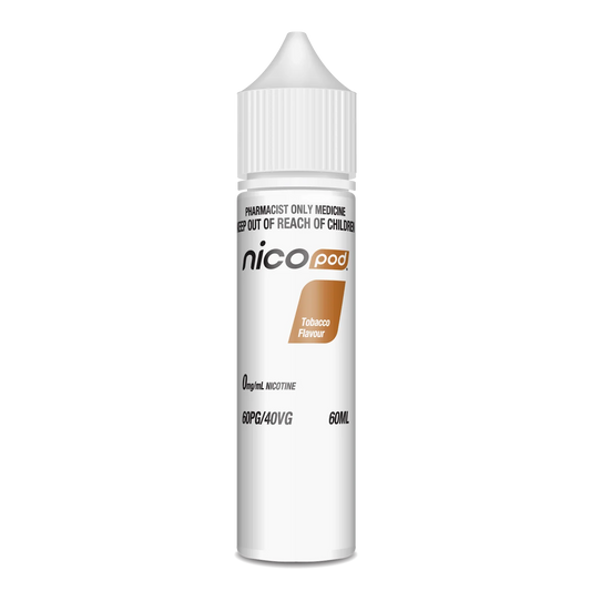 NICOPOD TOBACCO FREEBASE (60ML BOTTLE)