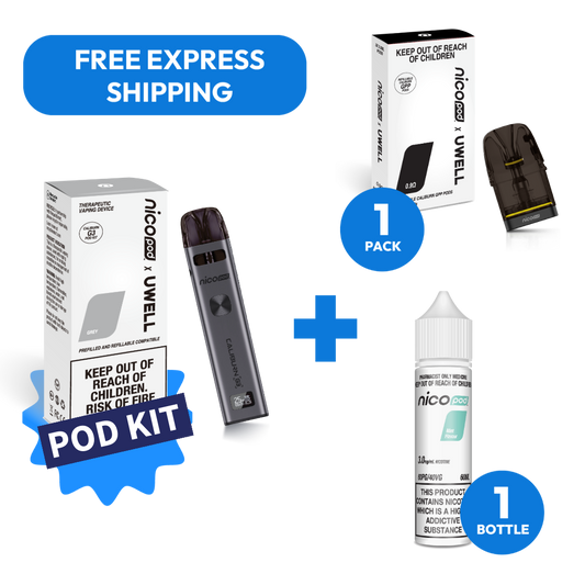 NICOPOD® x UWELL POD KIT & NICOPOD® FREEBASE BEGINNER PACK