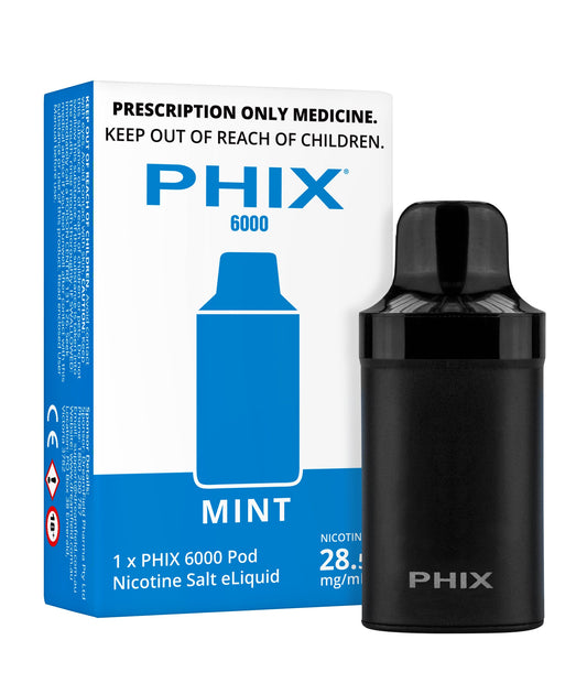 PHIX 6000 POD MINT 28.5MG/ML (1 X 6ML)