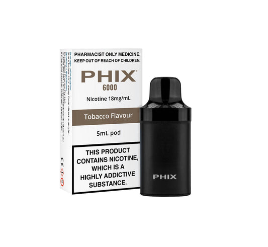PHIX 6000 POD TOBACCO (1 X 5ML)