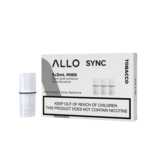 ALLO SYNC TOBACCO POD 0MG/ML (3 X 2ML)