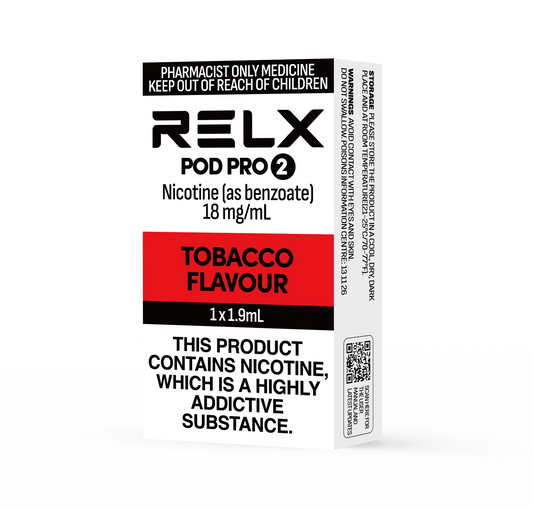 RELX POD TOBACCO (RED) 1X1.9ML