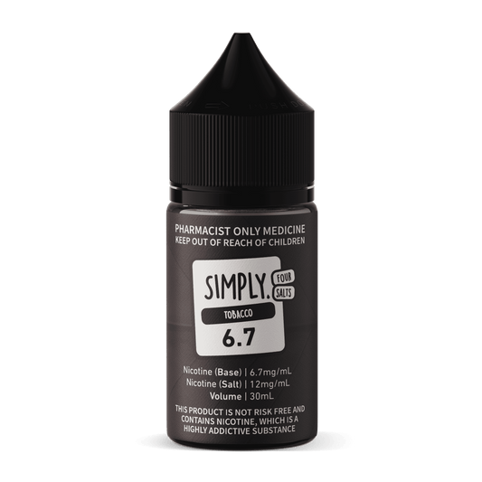 SIMPLY FOUR SALTS TOBACCO (SWEET)  (30ML BOTTLE)