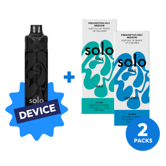 SOLO MAX DEVICE & 2 PODS PACK