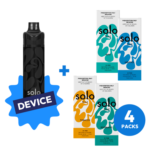 SOLO MAX DEVICE & 4 PODS PACK