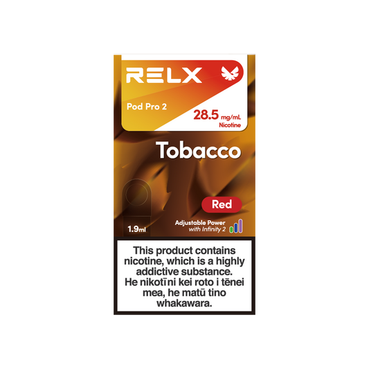 RELX POD TOBACCO RED 28.5MG/ML 1X1.9ML