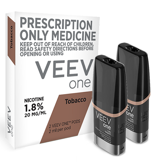 VEEV ONE TOBACCO 20MG/ML (1.8%) 2 X 2ML