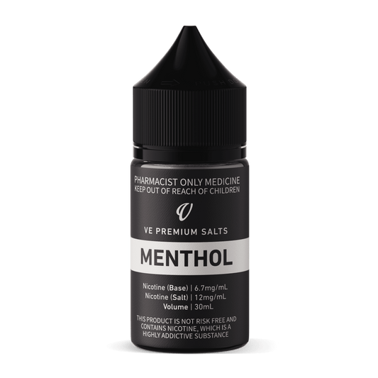 VE PREMIUM SALTS MENTHOL (PEPPERMINT) (30ML BOTTLE)