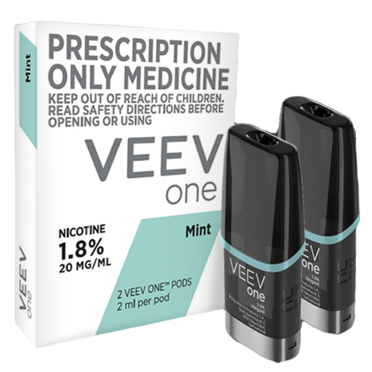 VEEV ONE MINT 20MG/ML (1.8%) 2 X 2ML