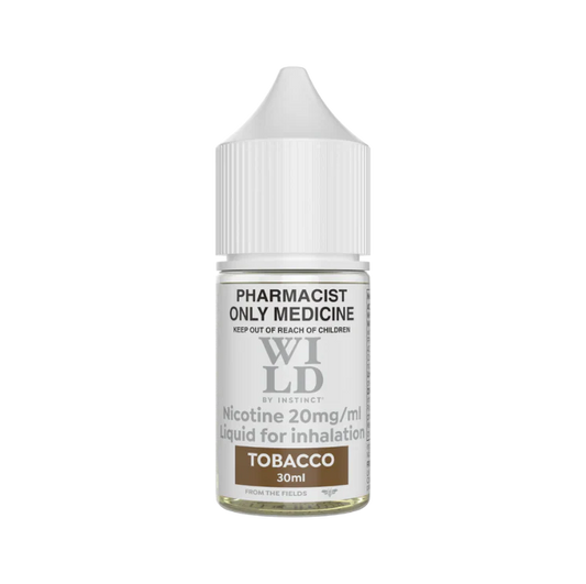 WILD BY INSTINCT TOBACCO NICOTINE SALTS (30ML BOTTLE)