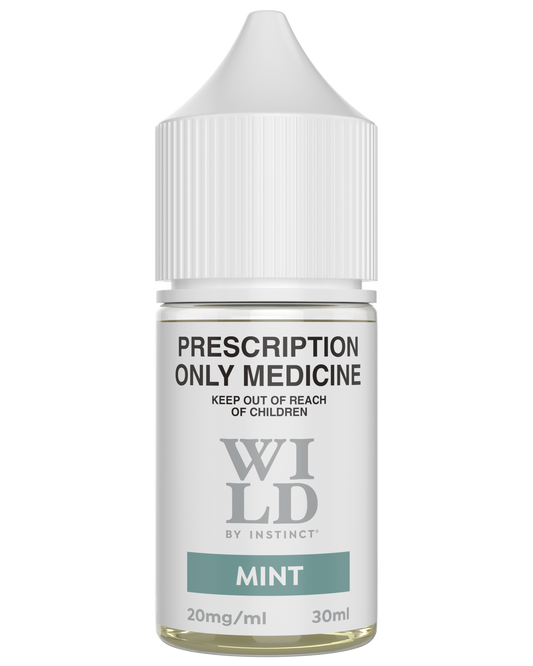 WILD BY INSTINCT MINT NICOTINE SALTS (30ML BOTTLE)